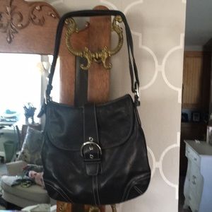 Black coach bag